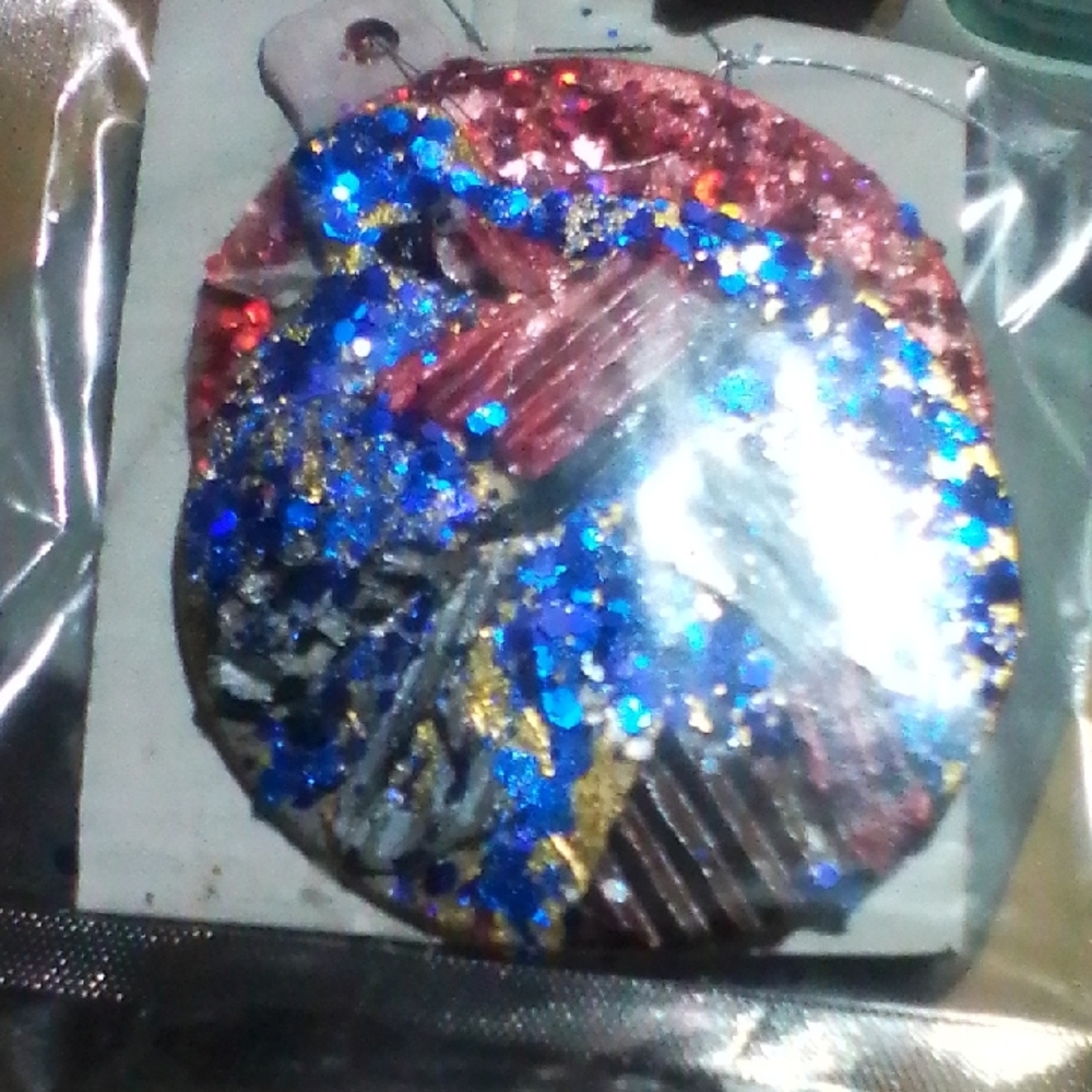 Colorful Glitter Ornaments Variety Packaged